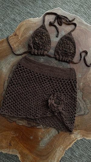 Top Crochet Pérolas